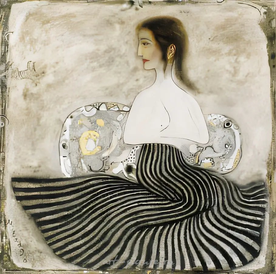 Зебра., 1999, холст, масло, 100х100 Частная коллекция г-жи Ким (Корея)