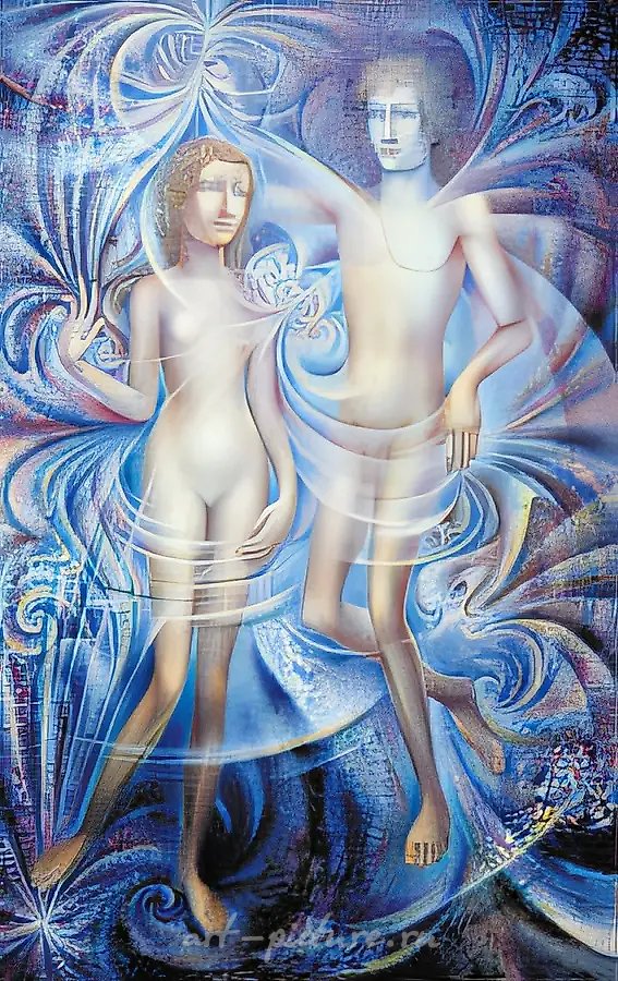 Солнечное сплетение., 1978, холст, масло, 140х90