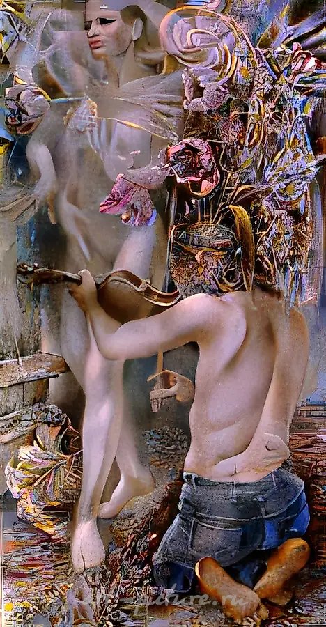 Заклинатель змей., 1984, холст, масло, 120х60
