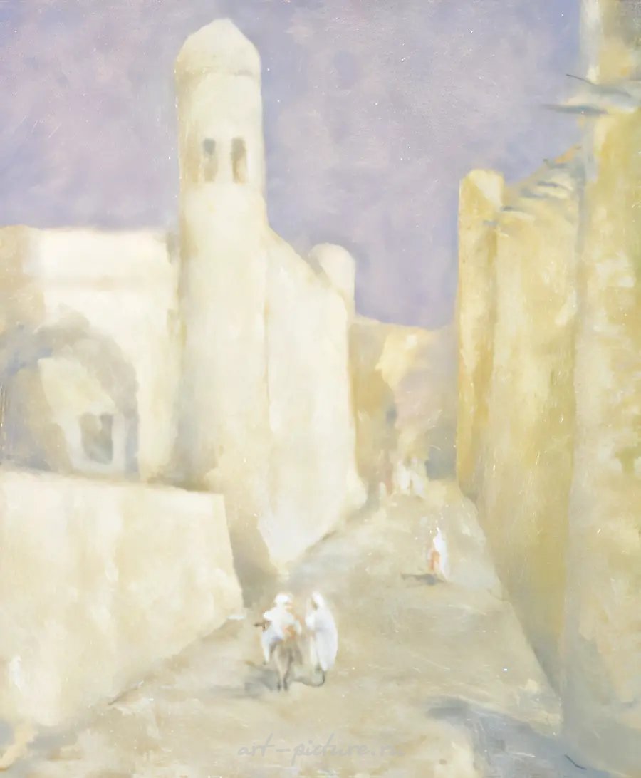 Бухара, 1967, холст, масло, 50х40