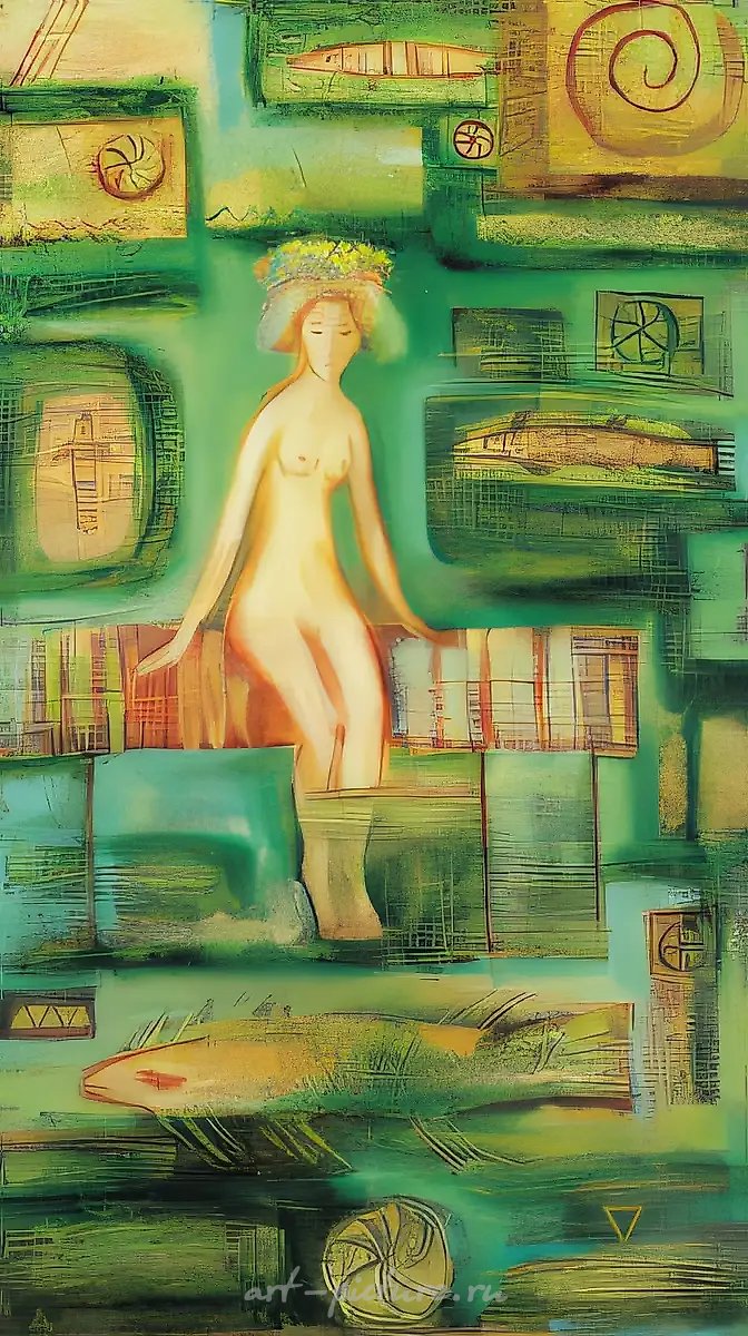 «Ивана Купала», 1999, холст, масло, 40х70