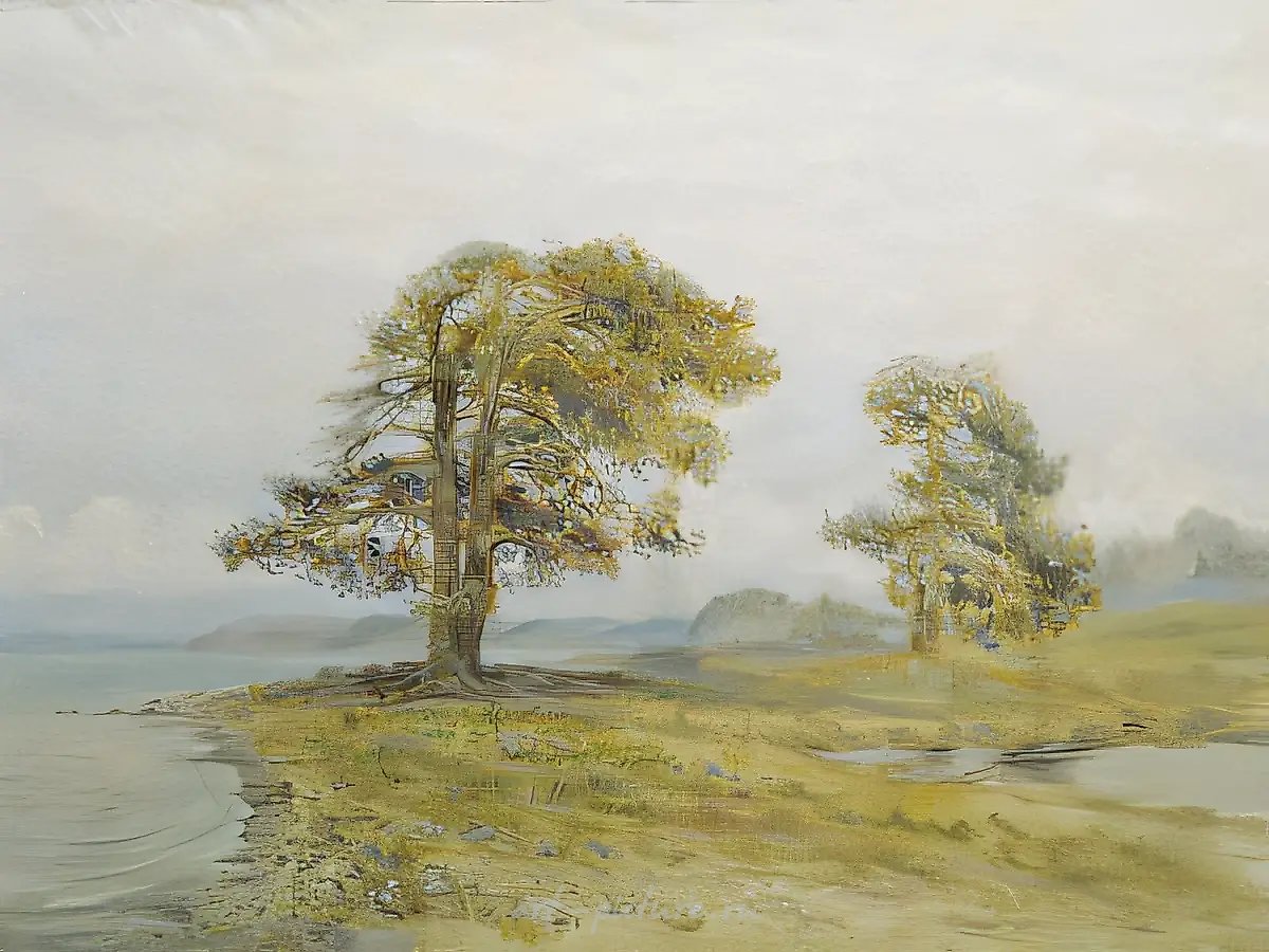 Утро., 1999, холст, масло, 60х80