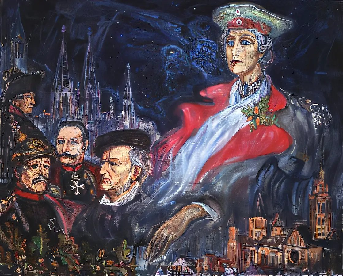 Д.Небогатов. Германия, 1995, холст, масло, 80х100, $400