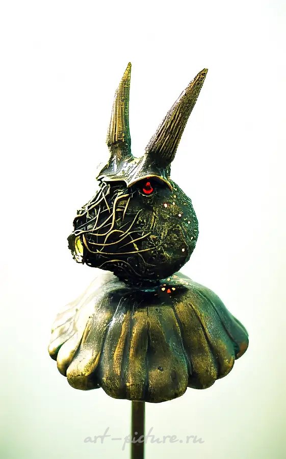 Светильник «Она», 2001, бронза, 150x20x20