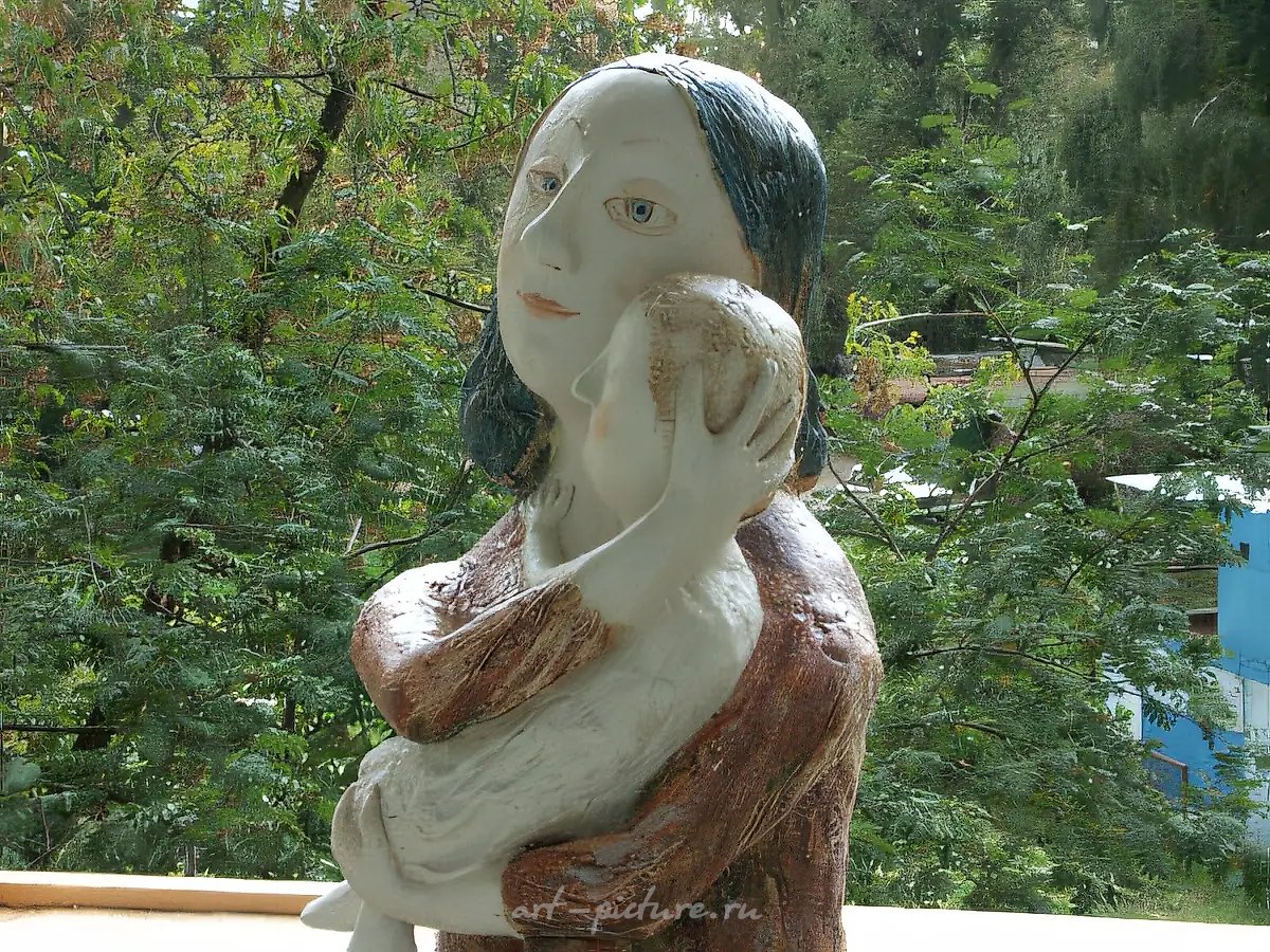Счастливая, 2004, ш. англ., высота 93 см