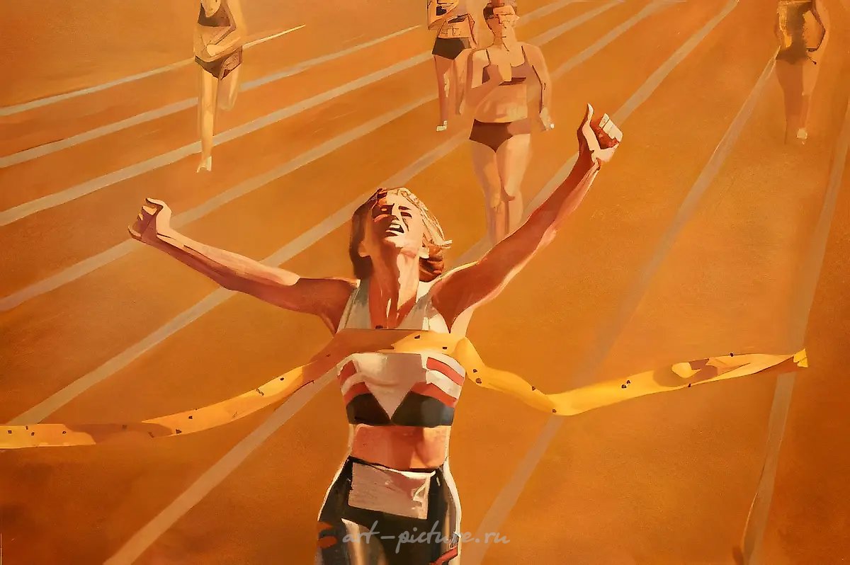 Рекорд, 2007, масло на холсте, 200x300 см. Из проекта «Старое новое»