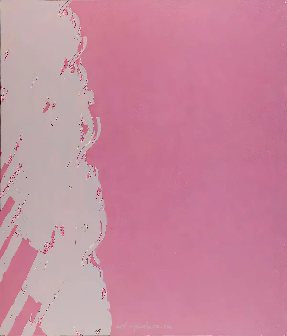 "Брошенные знамена выглядят как пашня 1", 0, акрил, холст, 175 x 150