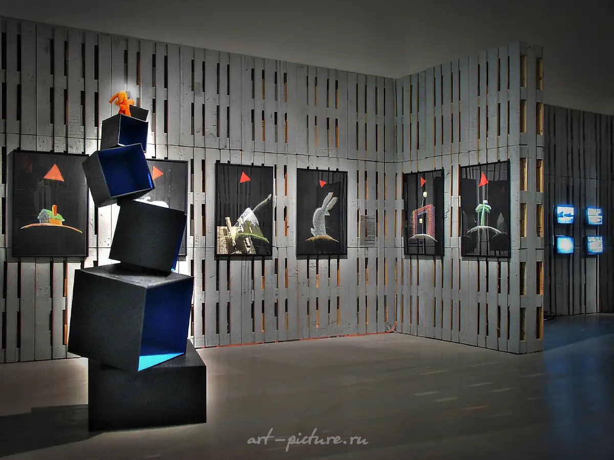 Башня Generation Next, 2008, объект, смешанная техника, игрушки, 206x95,5x105