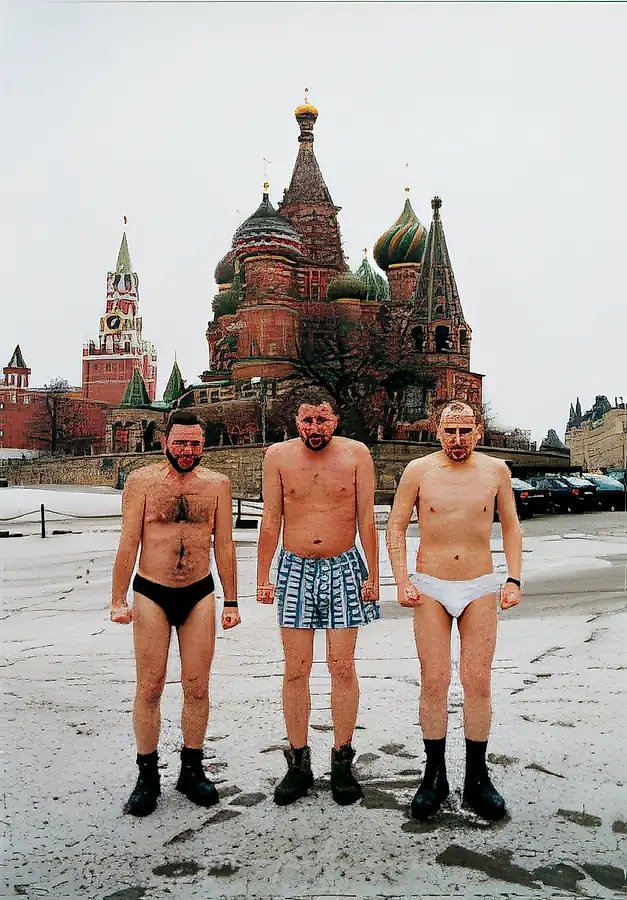 Серия «Новые юродивые». Лист 4, 1999, цветное фото, 75x50
