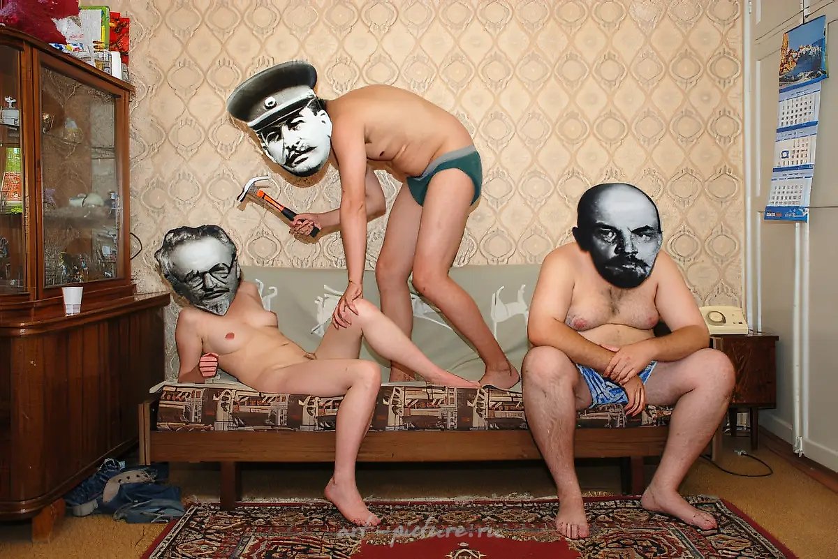 Проект «Голая правда. История нашего времени глазами обывателя», 2007, видео, цветная фотография, 100x67