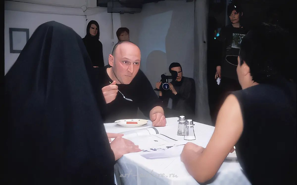 我是第三个,2004年,行为艺术。与PMP小组合作。