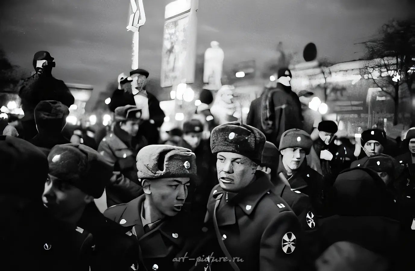 Из проекта «Сопротивление» (1989–2009), 2005, ч/б фото, 18x13 см
