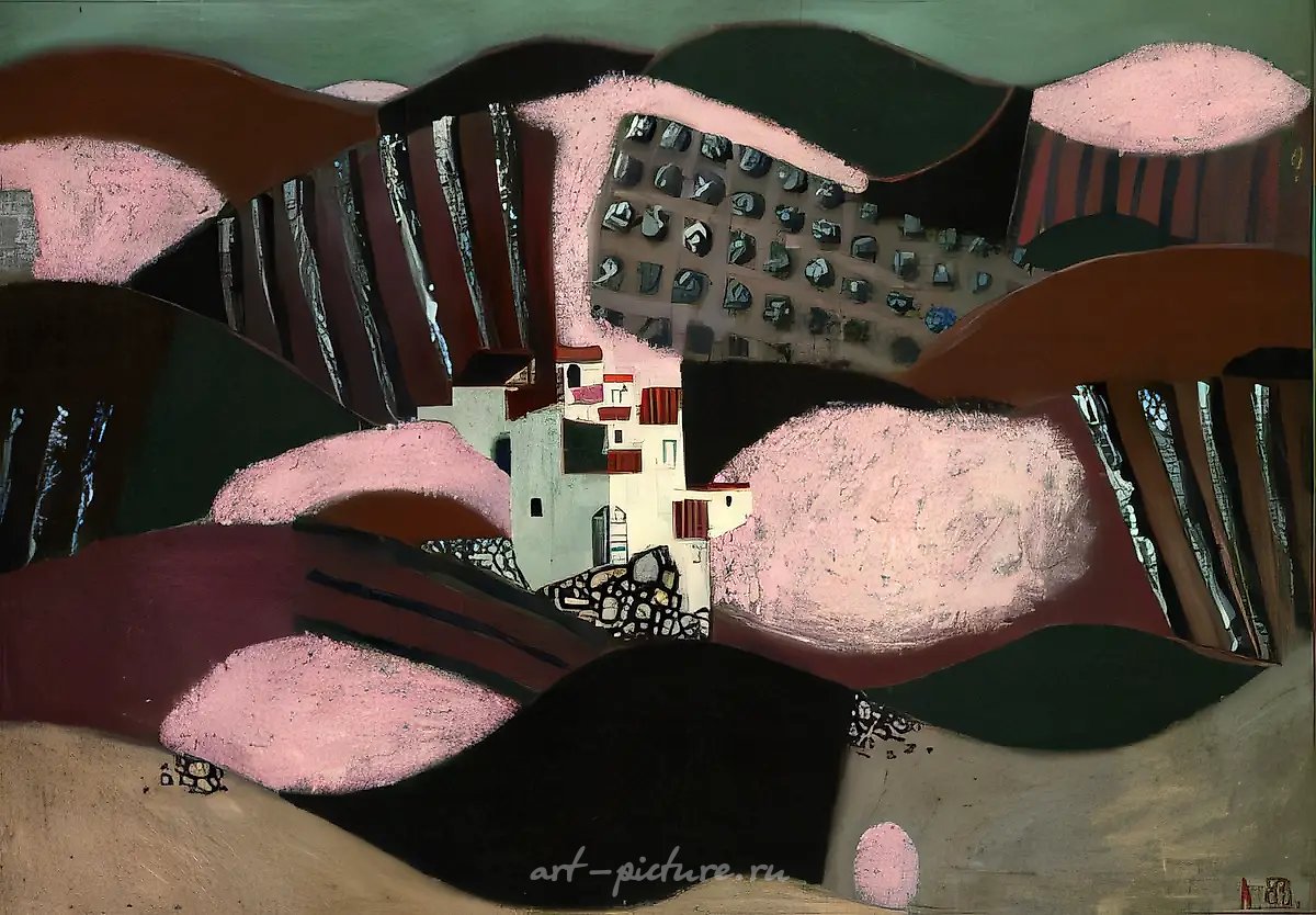 Андалусия, 1983, холст, масло, 120x160. Частная коллекция Пьера Изместьева