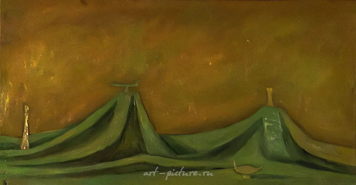 Композиция, 1981, холст, масло, 48х83