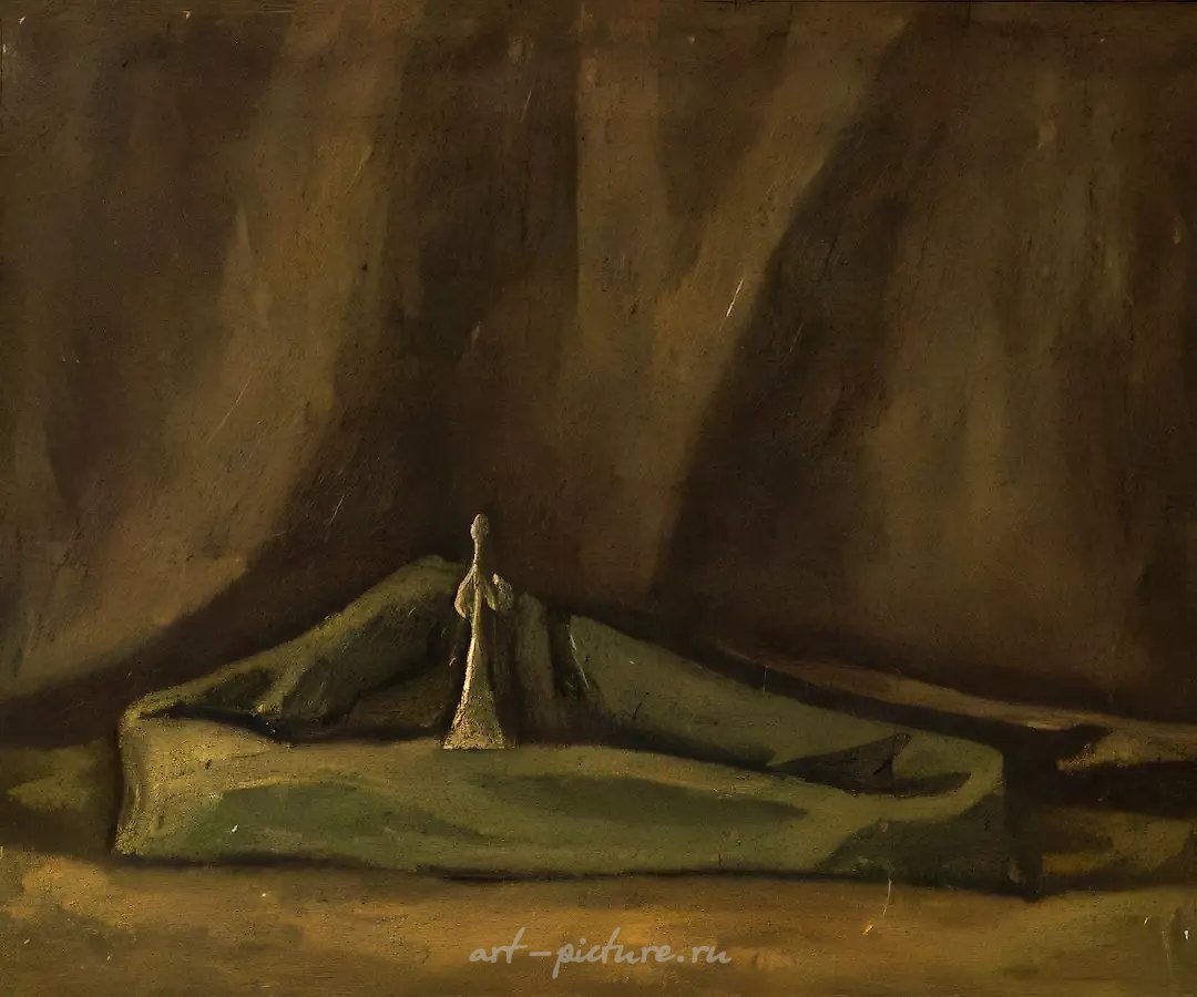 Театр, 1982, холст, масло, 61х74