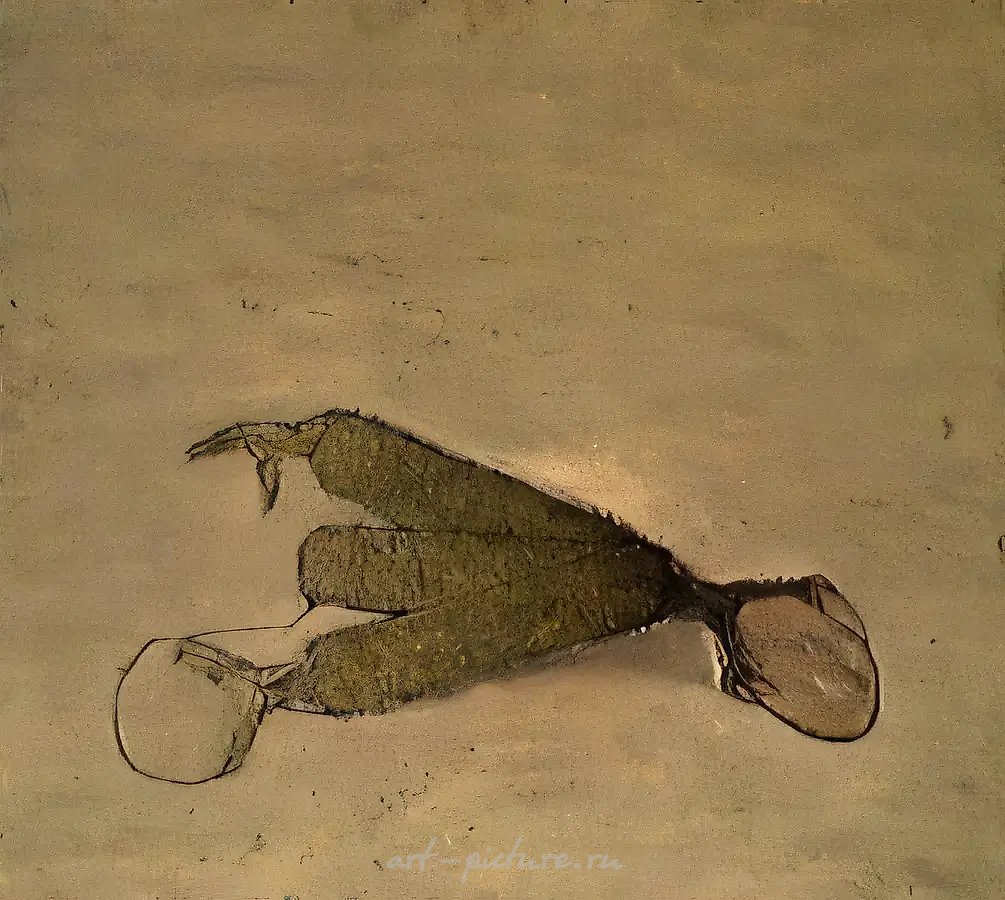 Без названия, 1990, смешанная техника, 123х139