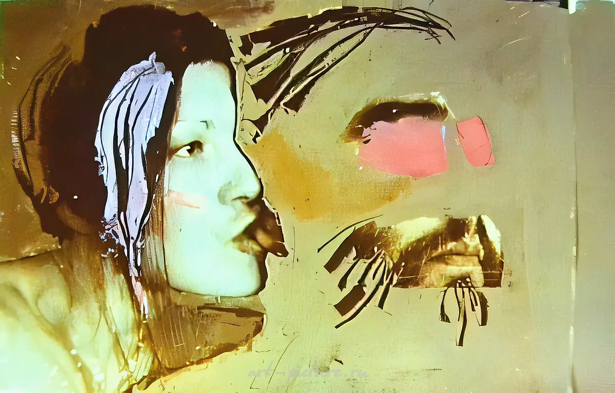 Портрет, 1992, живопись, рисунок, фотография, 50x80