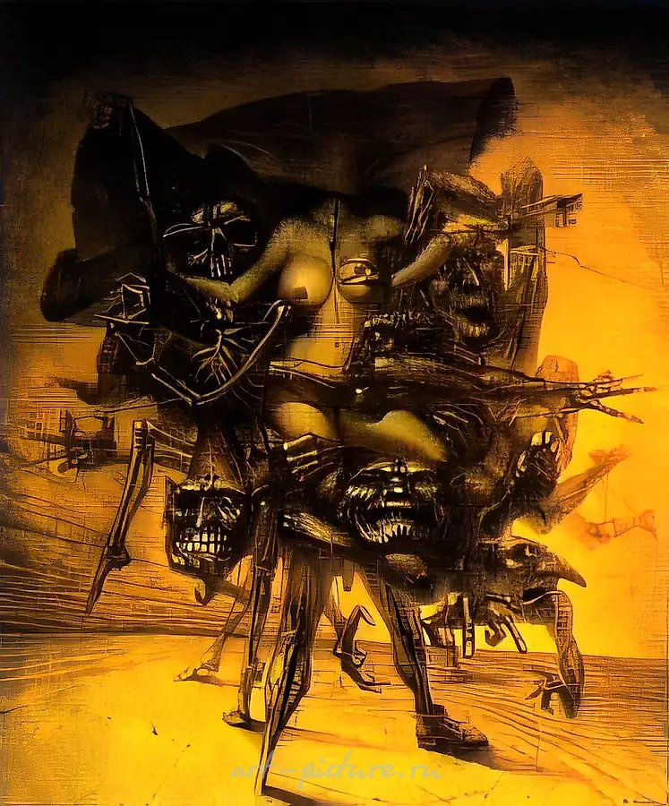 Композиция, 1980, холст, масло, 170х150