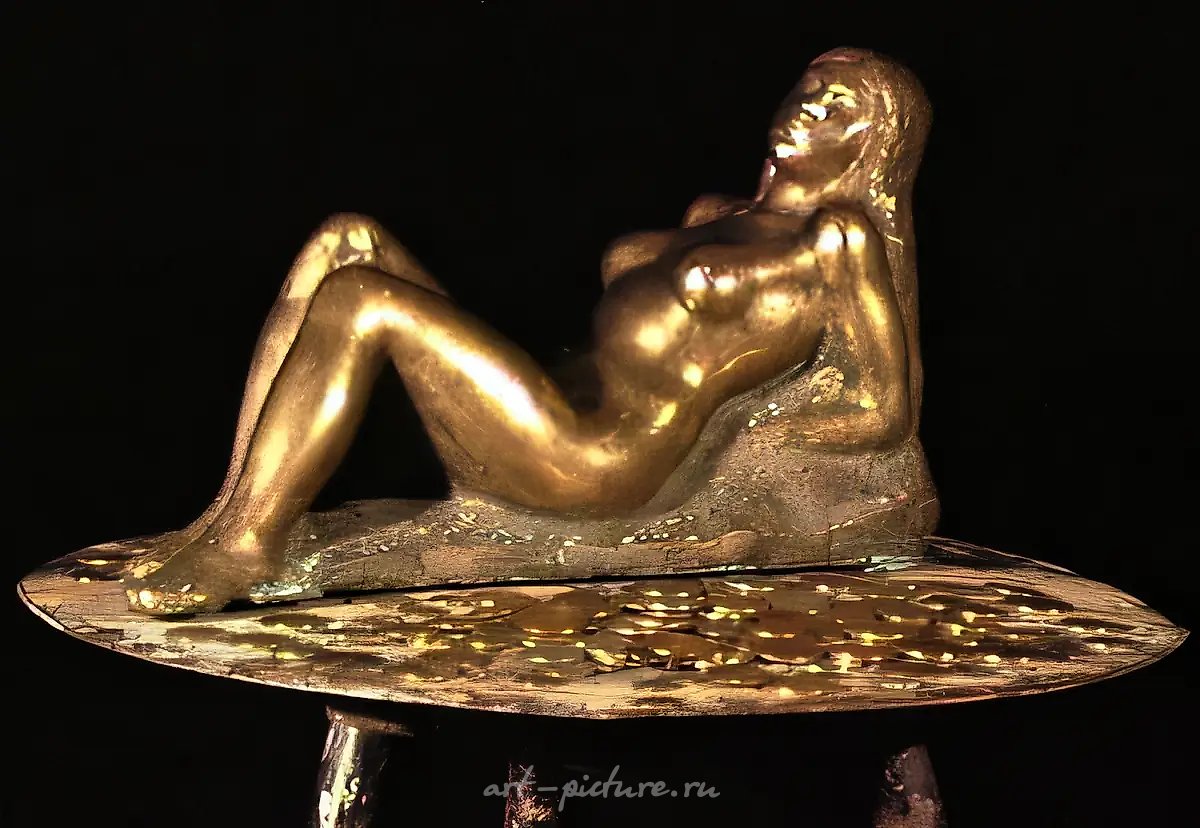 Золотой дождь, 1988, бронза, 40х20х15 Собственность автора