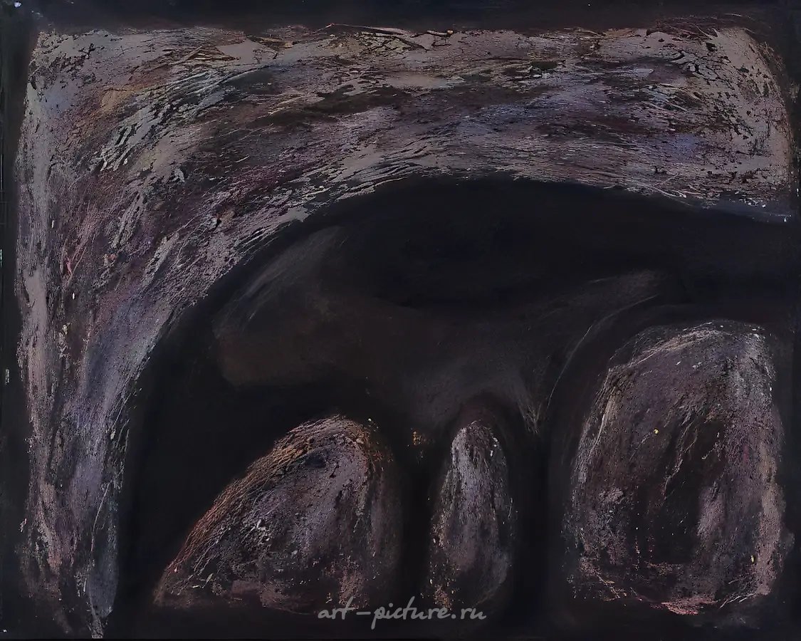 Ворона, 1988, холст, масло, 80x100