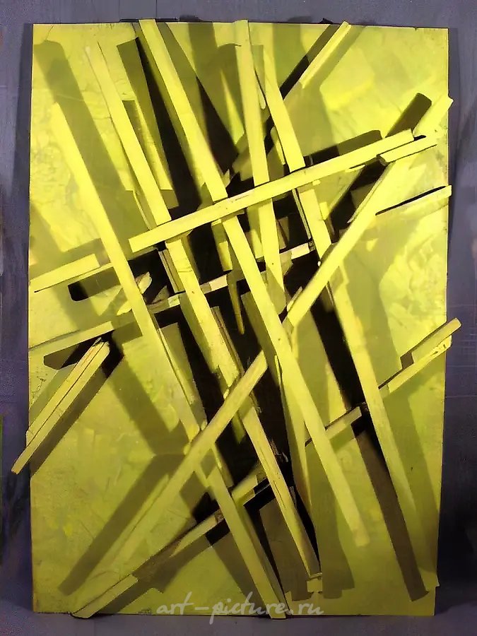 Без названия, 1992, холст, масло, дерево, 180х120х22