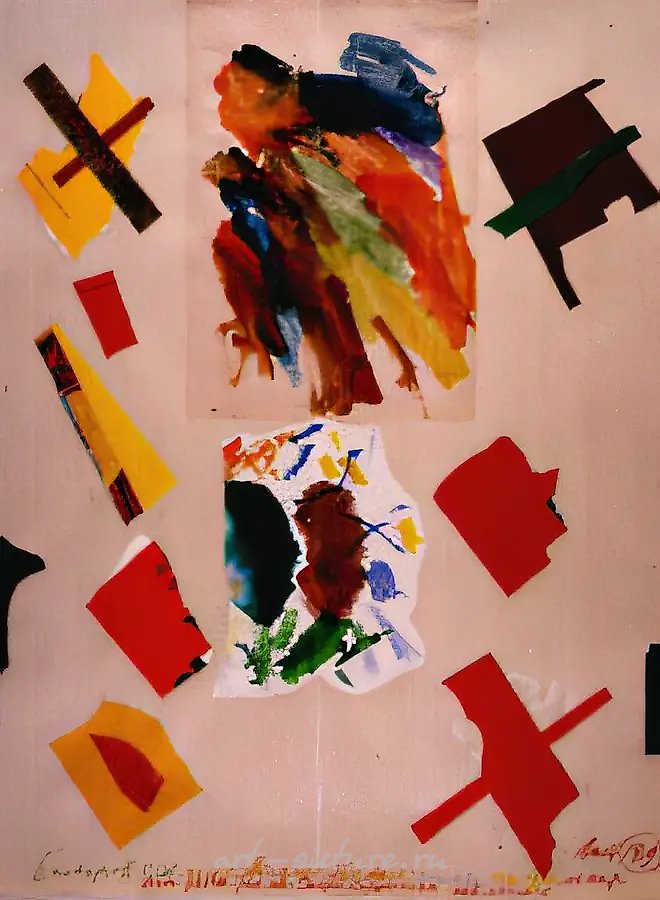 Из серии "Несущественное" (Дачия).  Лист 149, 0, тонированная бумага, цв. карандаш акварель, коллаж, 63,4x49