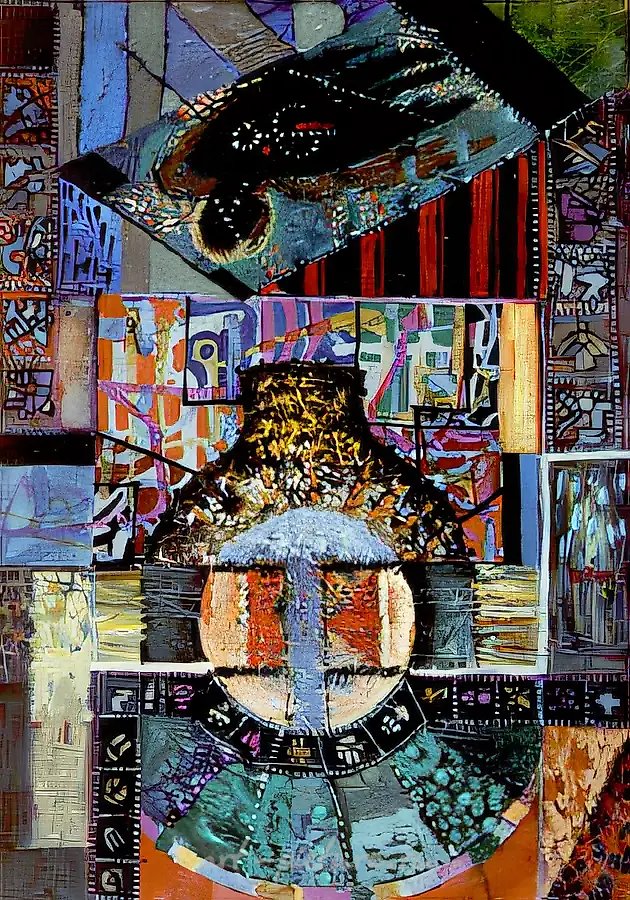Карата. Из серии "Развернутые талисманы", 1989, смешанная техника, 71х50 Собственность галереи "СТАНБЕТ". Москва