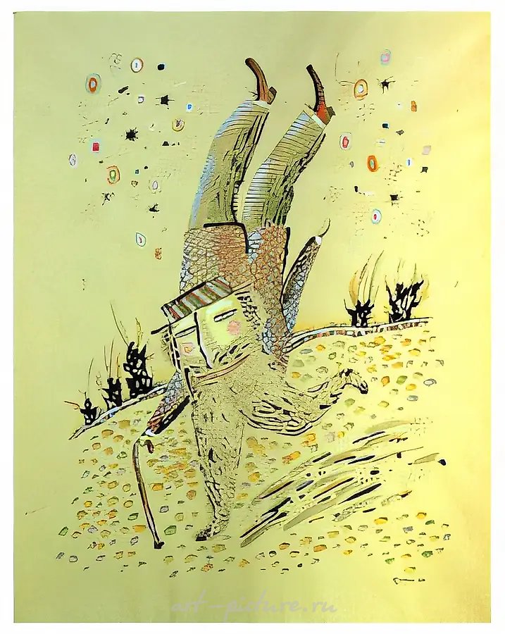 Прохожий, 1989, бумага, акварель, чернила, 60x45. Собственность автора, $500