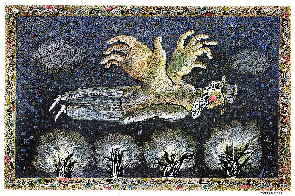 Полёт, 1991, бумага, смешанная техника, 40x65. Собственность автора, $1000
