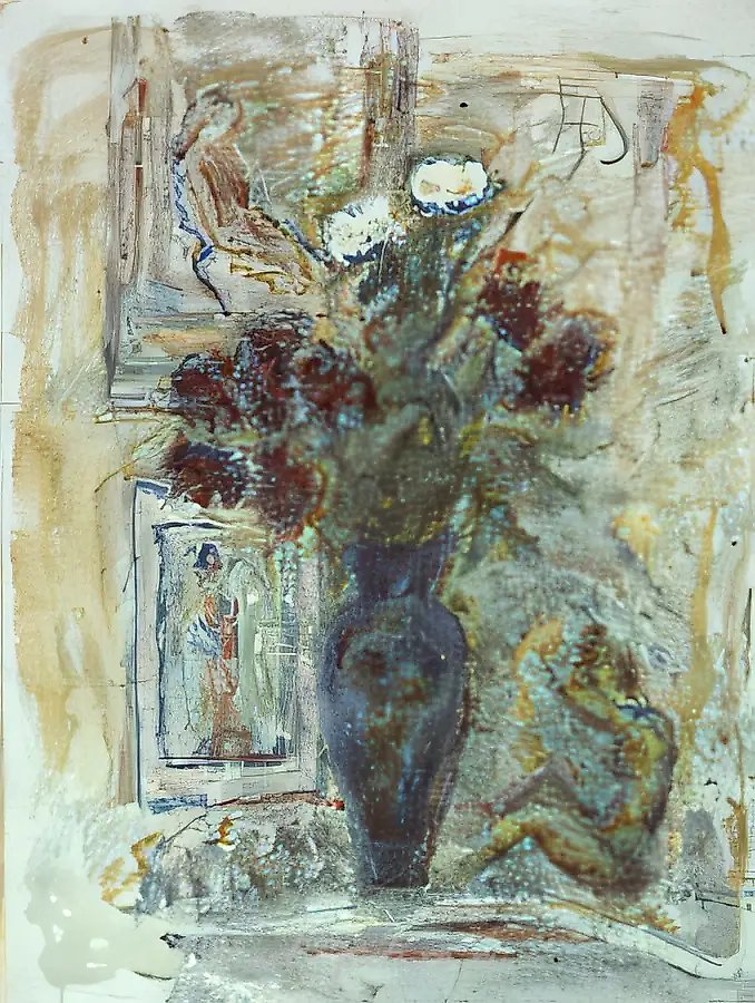 Натюрморт, 1970, бумага, акварель, 78х61 Галерея "СТАНБЕТ". Москва