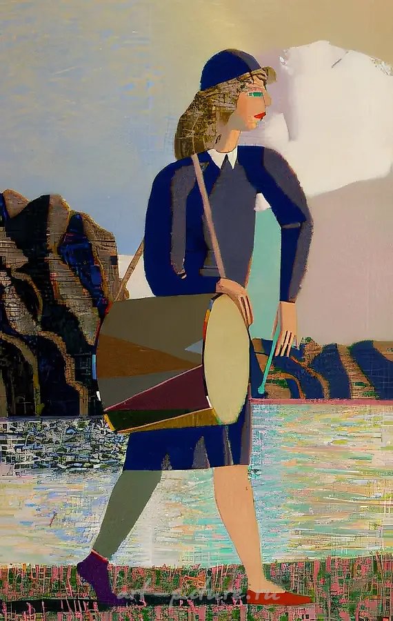 清晨,1990年,布面油画,120×90厘米