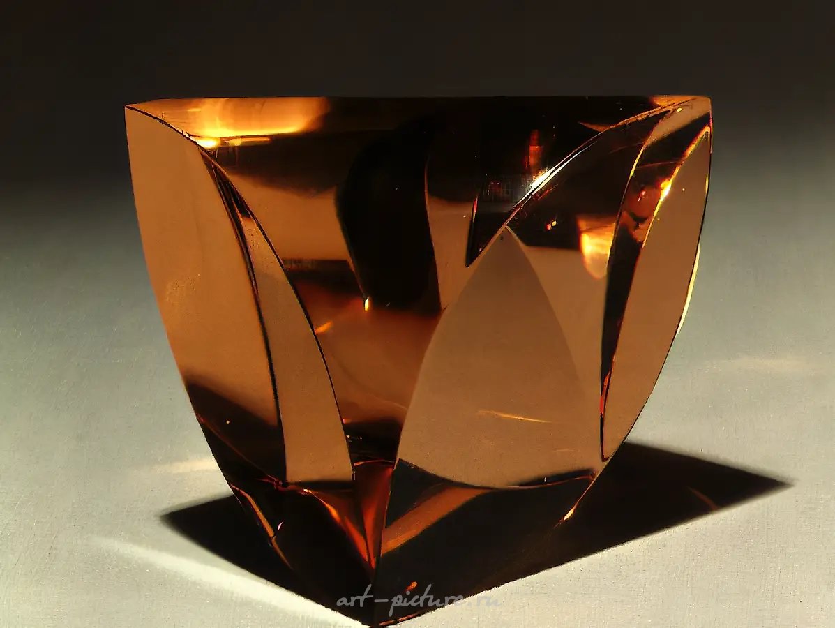 失重,1990年,宽边,滚边,抛光,100×100×100
