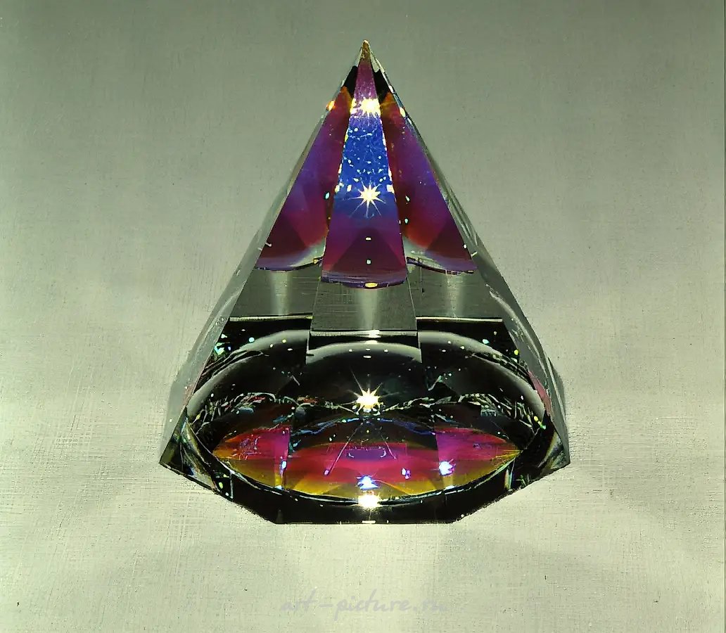 Феерия, 1991, широкая грань, полировка, H - 100, D - 100