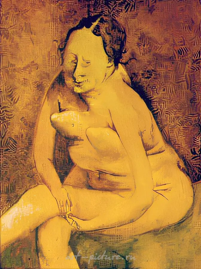 Большая Каролина, 1992, холст, масло, 70х55 Собственность галереи "Арта" $ 1000