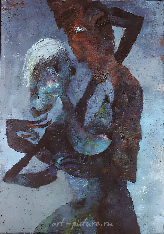 Вальс Хладеющей Земли, 1992, холст, масло, 169х119