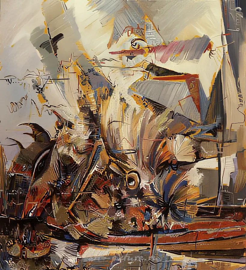 红龙,1990年,布面油画,90×100.4厘米,归“莫斯科调色板”画廊所有,莫斯科