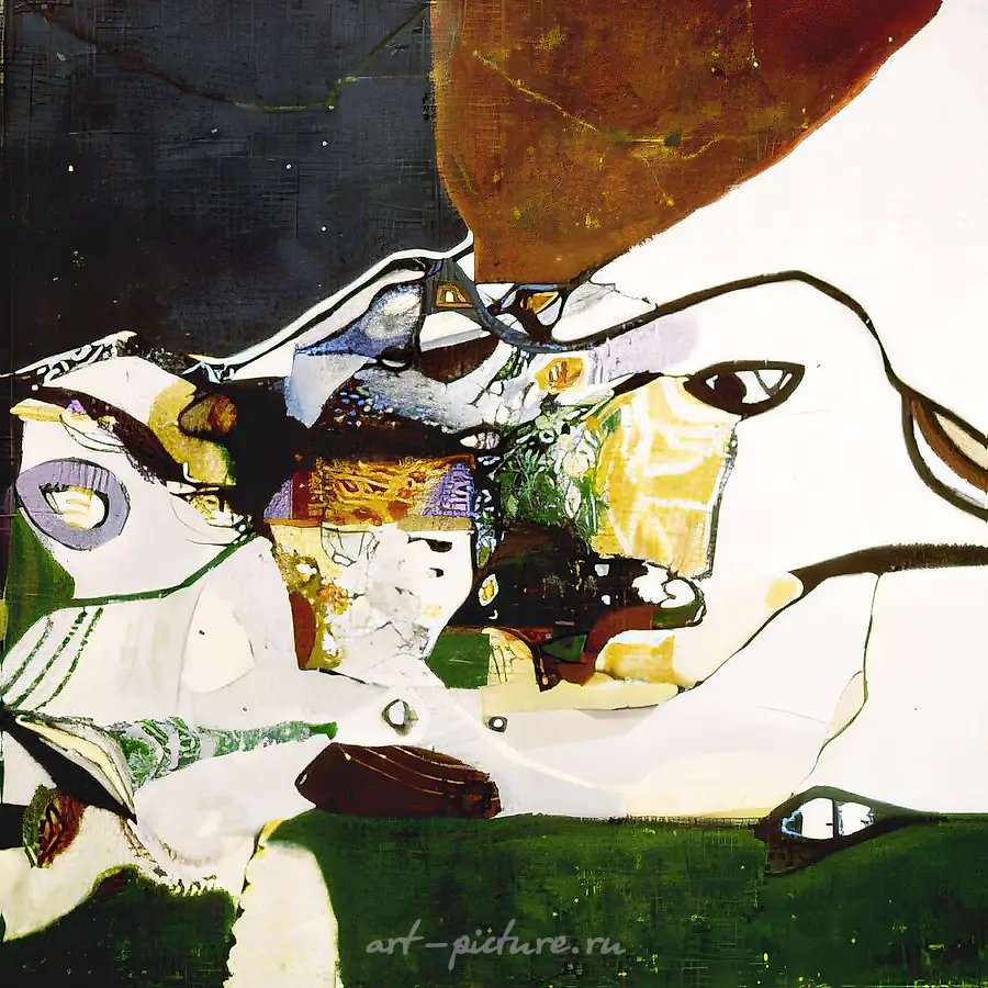 Чайка, 1990, холст, масло, темпера, 80х80 Собственность автора $ 1500