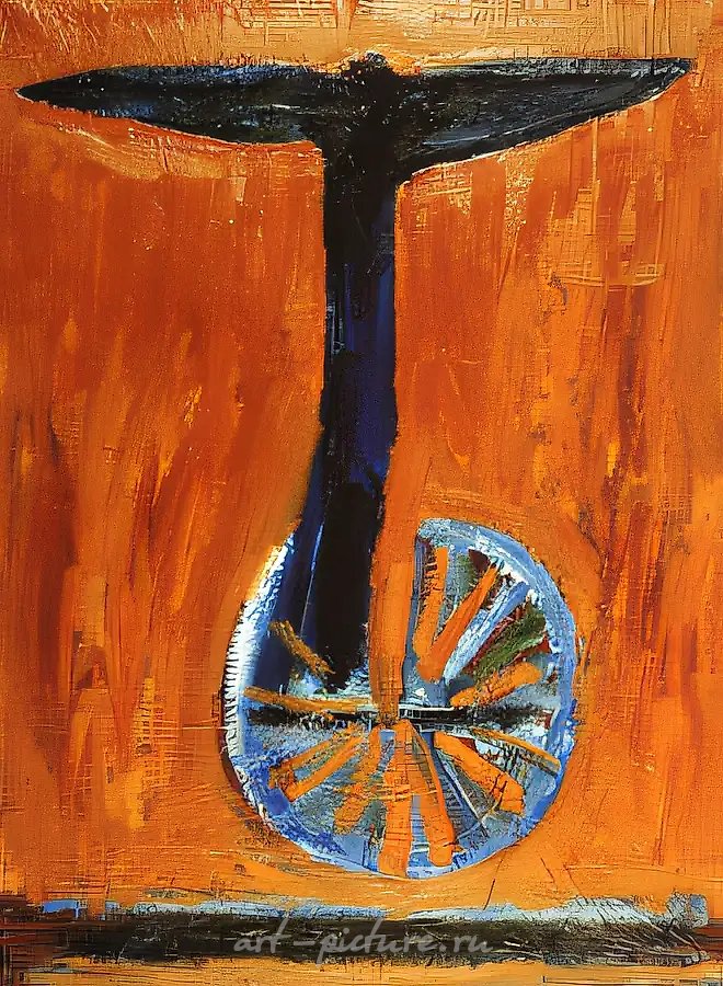 Зов, 1992, холст, масло, 81,5x60