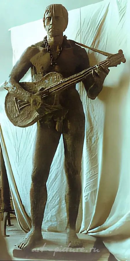 Высоцкий, 1982, бронза, 200х70х60 Собственность автора
