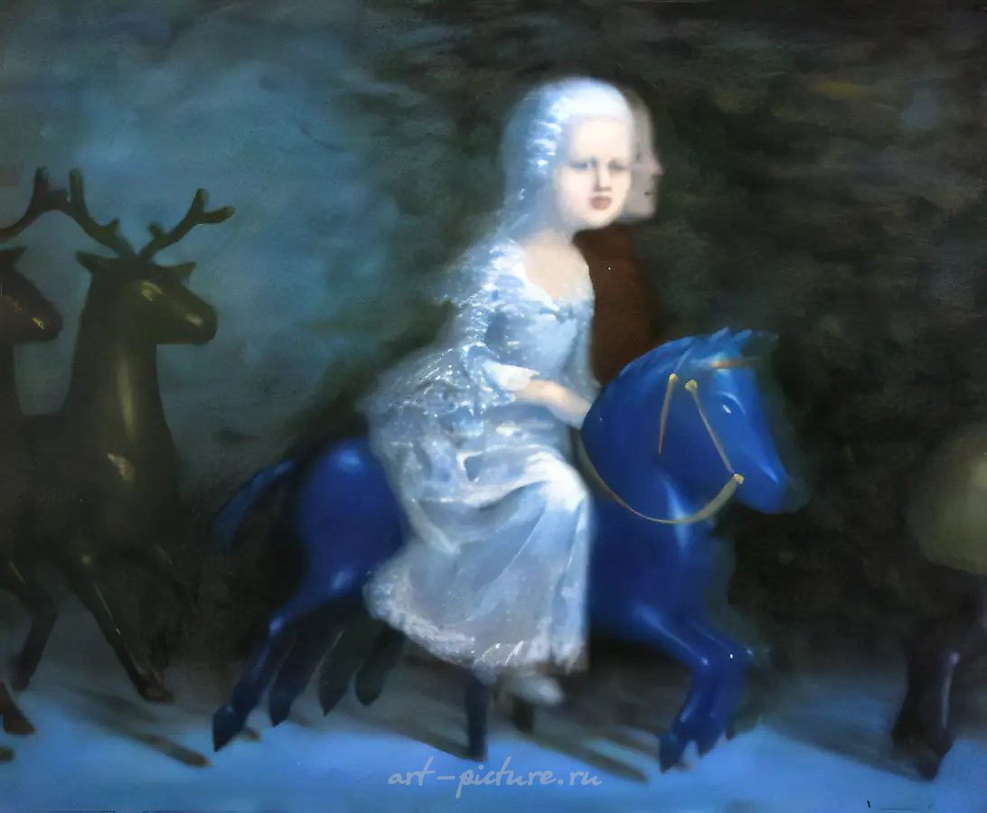 Карусель, 1991, холст, масло, 100х120 Собственность автора