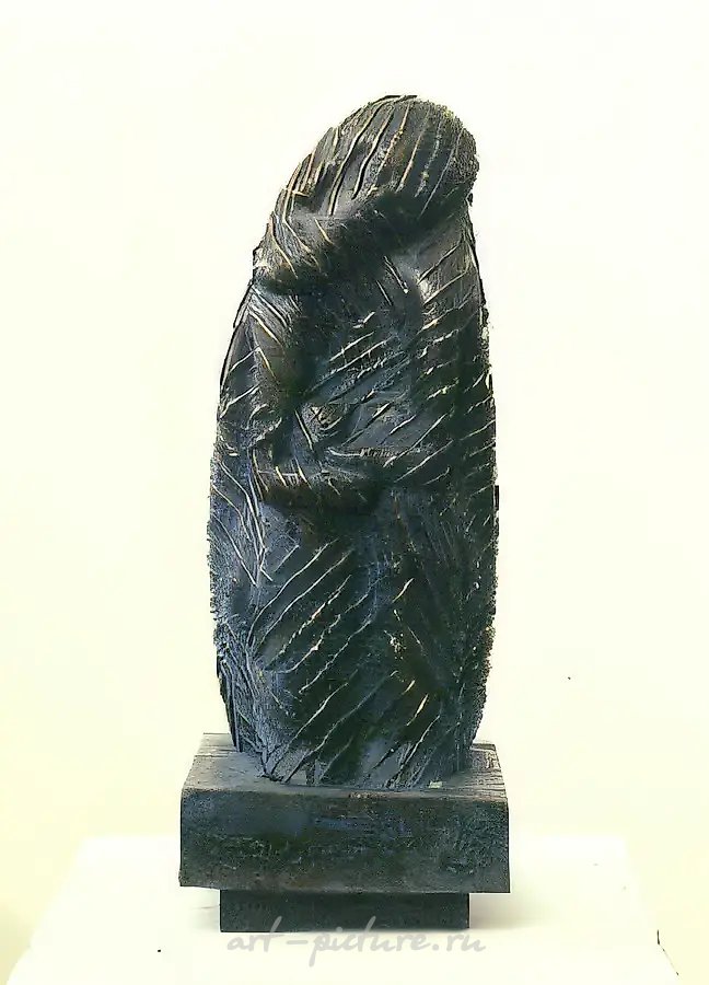 Человек дождя, 1992, бронза, литье, 40х12х15 Собственность автора  c 1993