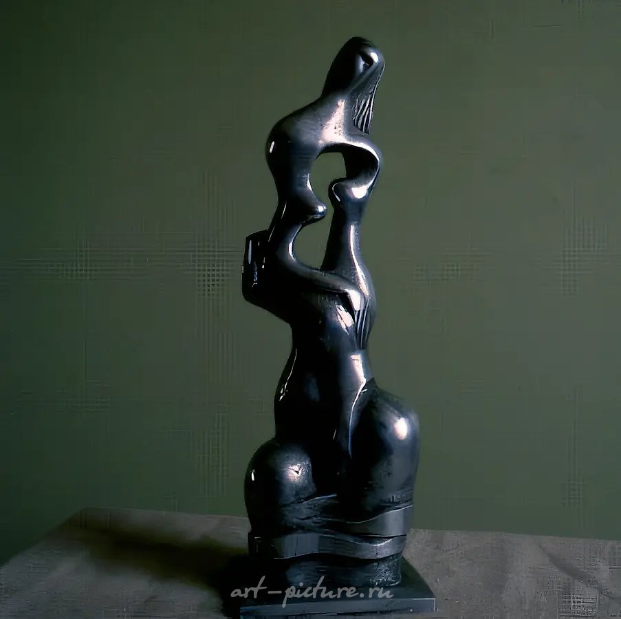 Меланхолия, 1992, литьё, алюминий, 48х16х13