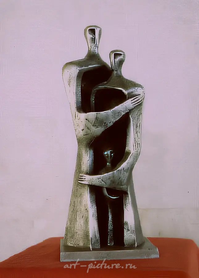 Тревога, 1990, литьё, алюминий, 40х16х13