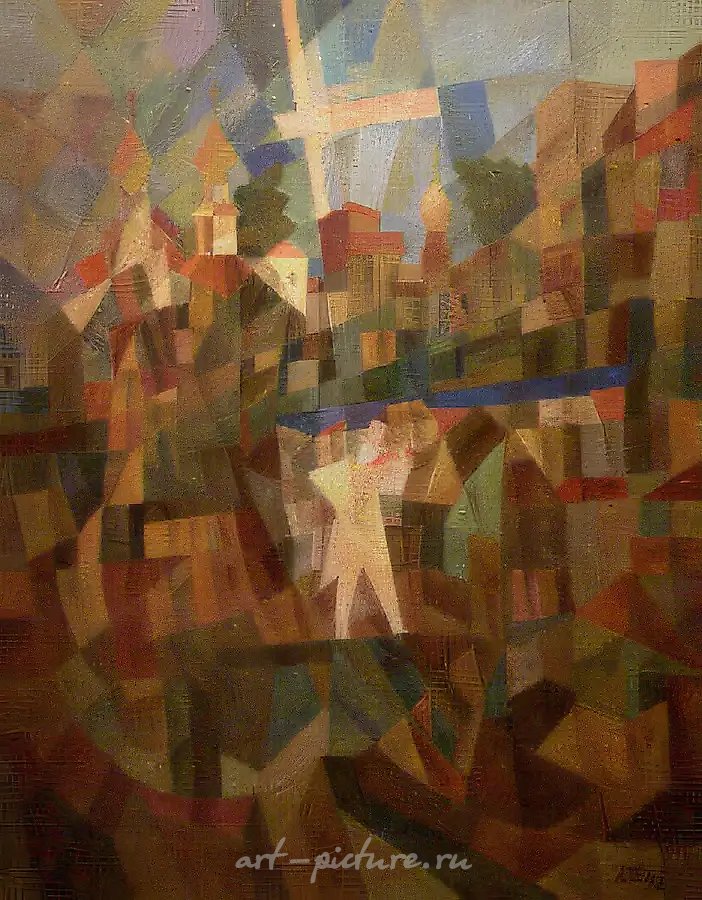 Уличные музыканты, 1993, холст, масло, 100х90. Собственность автора
