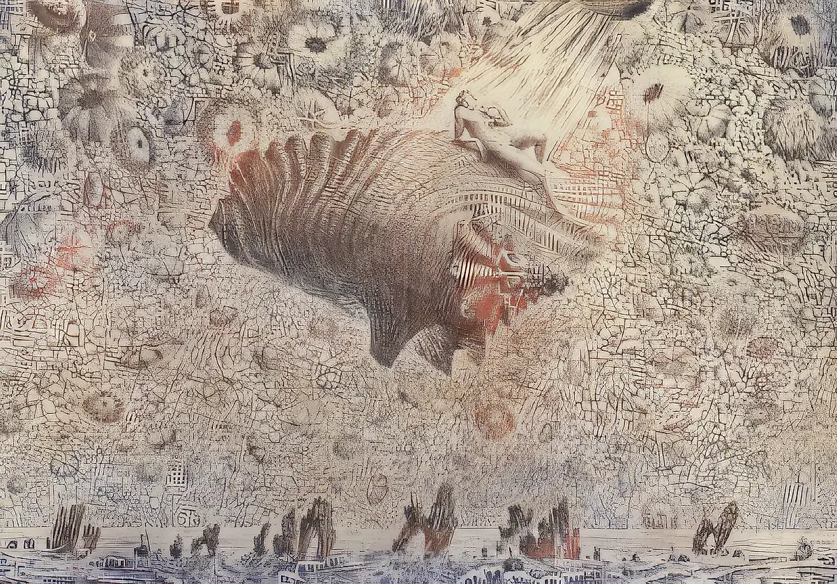 Сон. Из серии «О Дальнем Востоке», 1979, бумага, офорт, 35х49. Собственность автора
