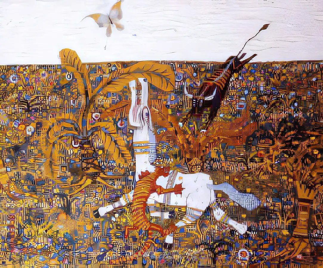 Белая лошадь, 1992, холст, масло, 75х92. Собственность автора