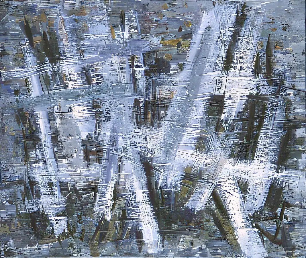 Послание, 1993, холст, масло, 45х60. Собственность автора