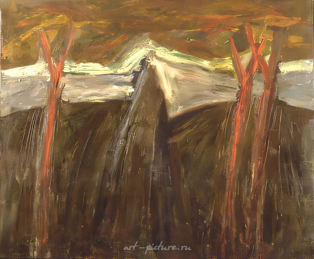 Дом, 1992, холст, масло, 101х123