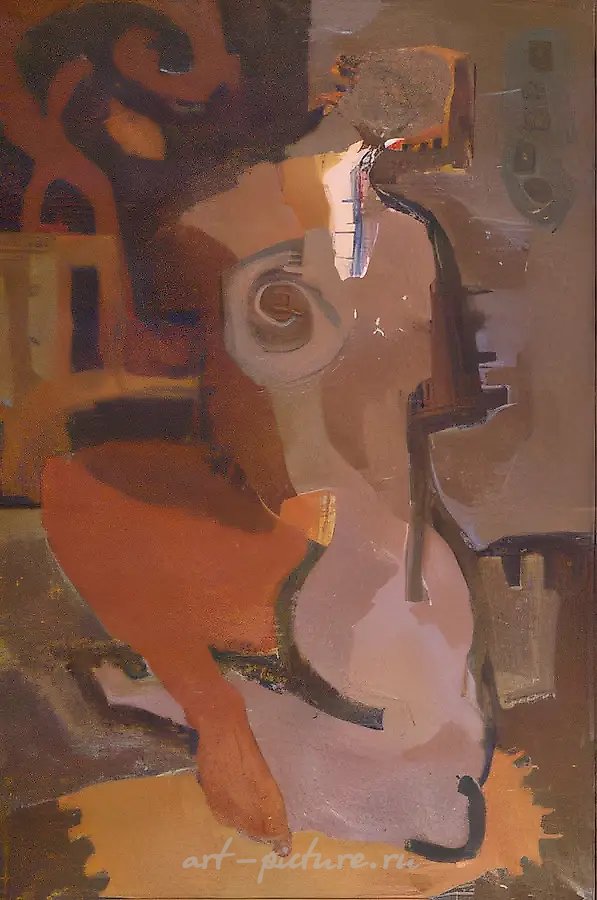 Крестьянка, 1994, холст, масло, 108х69