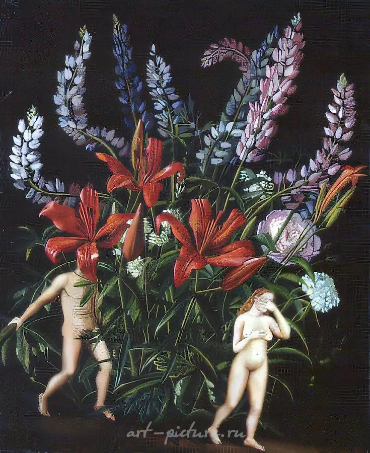 Заколдованный круг, 1992, холст, масло, 80х65 Собственность автора
